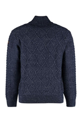 Wool blend turtleneck sweater